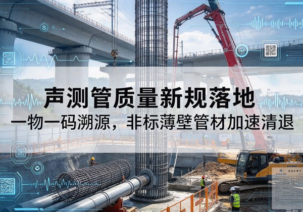 东平声测管质量新规落地，一物一码溯源，非标薄壁管材加速清退